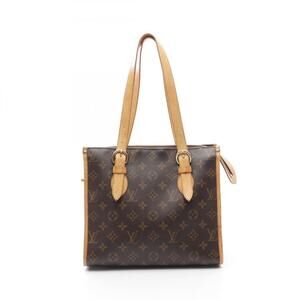 LOUIS VUITTON Brown Monogram Leather Tote Bag